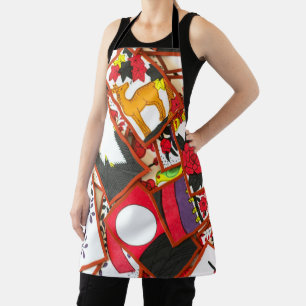 Tablier Illustration de cartes japonaises (Diverses)