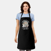 Tablier Illustration de chat Lover - Curled Up & Cosy (Porté)