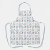Tablier Illustration de chats mignons sur oreiller (Recto)
