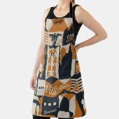 Tablier illustration de conception transparente motif arge (Insitu)