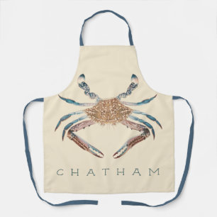 Tablier Illustration de crabe vintage