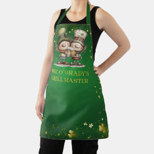 Tablier Illustration de fête joyeuse de la Saint-Patrick