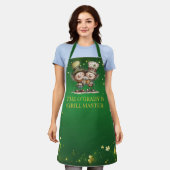 Tablier Illustration de fête joyeuse de la Saint-Patrick (Porté)