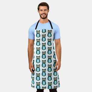 Tablier illustration de Hibou Bleu
