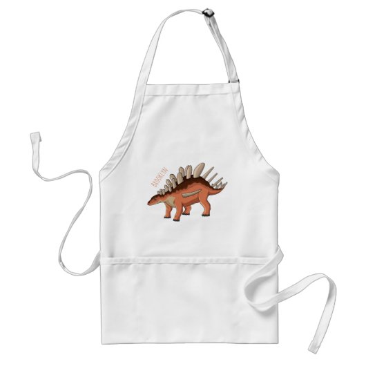 Tablier Illustration de Kentrosaurus (Devant)