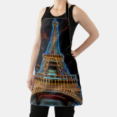 Tablier Illustration de la Tour Eiffel - Paris, France (Insitu)