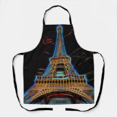 Tablier Illustration de la Tour Eiffel - Paris, France (Recto)