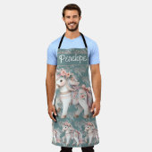 Tablier Illustration de l'Imaginaire Floral Pastel Horse (Porté)