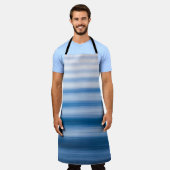 Tablier Illustration de l'ondulation de l'eau (Porté)
