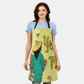 Tablier Illustration de maman vietnamienne Cadeau de la fê (Porté)