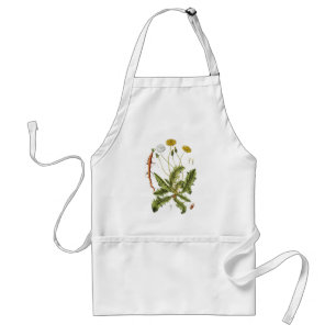 Tablier Illustration de pissenlit vintage