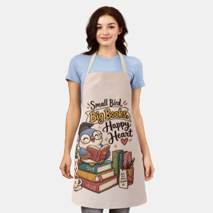 Tablier Illustration de planificateur de chouette mignonne