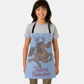 Tablier Illustration de rennes de cheval (Insitu)