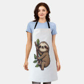 Tablier Illustration de Sloth (Porté)