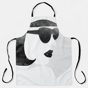 Tablier Illustration des lunettes de soleil de femme à la 