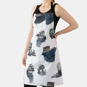 Tablier Illustration dessinée à la main. Aquarelle transpa (Insitu)