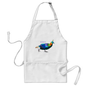 Tablier Illustration d'oiseau monal himalayen