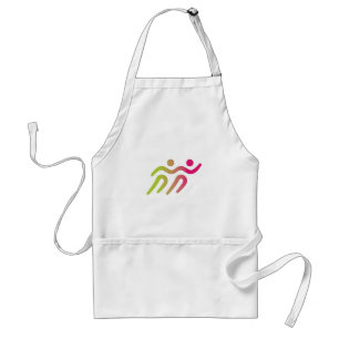 Tablier illustration du groupe de coureurs