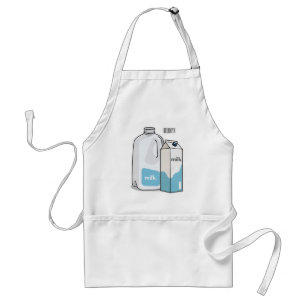 Tablier Illustration du lait