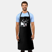 Tablier Illustration du Nouvel An chinois 2021 amusant des (Porté)