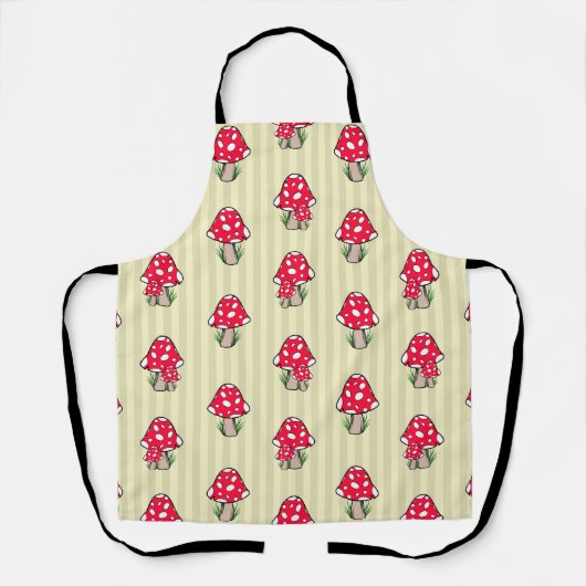 Tablier Illustration du petit champignon (Recto)