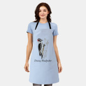 Tablier Illustration du pic Downy chez les adultes (Porté)