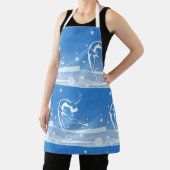 Tablier Illustration du sport de patinage sur glace (Insitu)