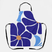 Tablier Illustration florale d'art (Recto)