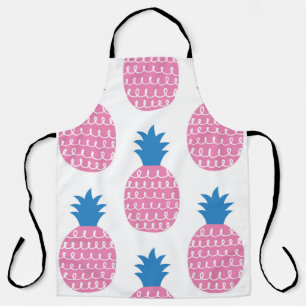 Tablier Illustration motif vintage pour ananas amusant