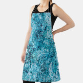 Tablier illustration turquoise (Insitu)