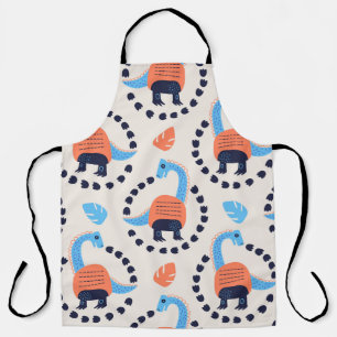 Tablier Illustration vintage du motif sans soudure avec un