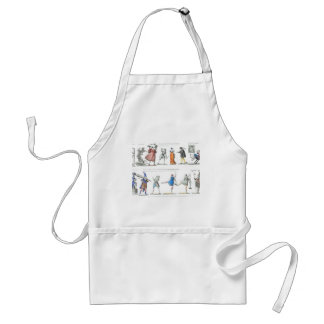 Tablier Illustrations de caractères de ballet français