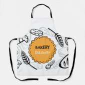 Tablier Illustrations de pain de boulangerie (Recto)