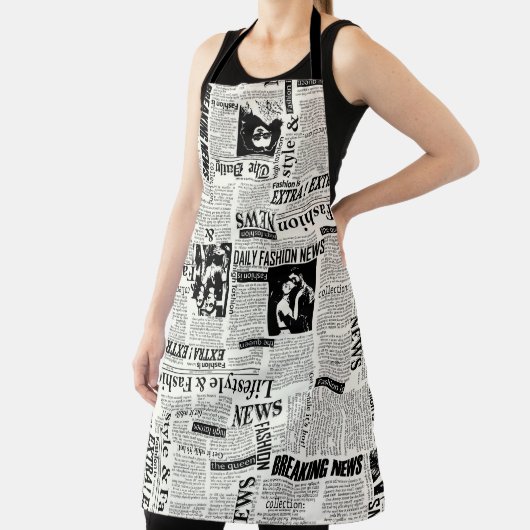 Tablier Illustrations des journaux en première page (Insitu)