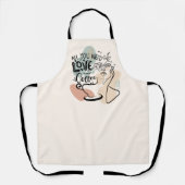 Tablier Illustrations esthétiques, Café de fille (Recto)