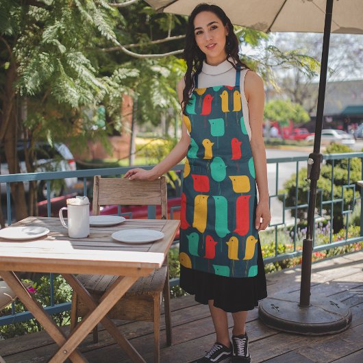 Tablier Illustrator Birds