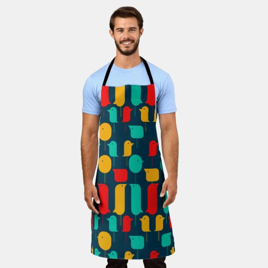 Tablier Illustrator Birds (Porté)