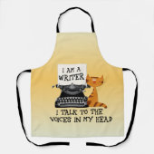 Tablier I'm A Writer I Talk to the Voices in My Head (Recto)