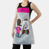 Tablier I'm an artist, ADD TEXT,  (Insitu)