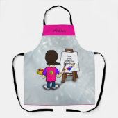 Tablier I'm an artist, ADD TEXT,  (Recto)