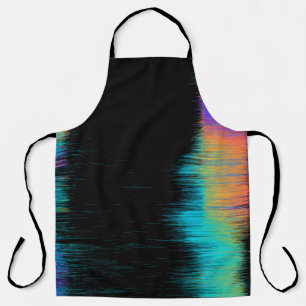 Tablier Image Abstraite de l'écran LED rayé. Fractionnemen