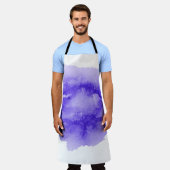 Tablier Image arrière - plan Abstraite aquarelle avec un l (Porté)