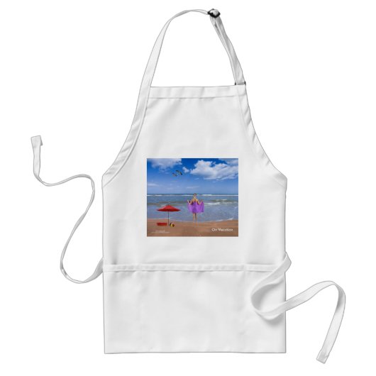 Tablier Image Tropical Beach pour Standard-Apron (Devant)
