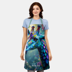 Tablier Imaginaire Cute Chameleon Comme Giraffe