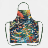 Tablier Imaginaire Cute Koi Fish Pond (Recto)