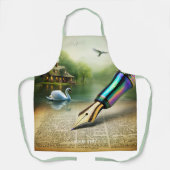 Tablier Imaginaire Cute Pen Lake Swan (Recto)