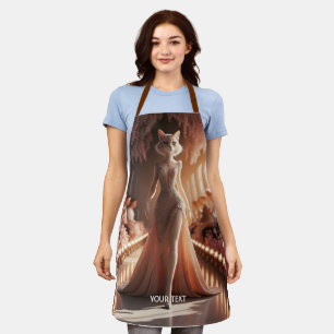 Tablier Imaginaire mignon Podium belle chatte