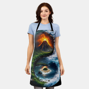 Tablier Imaginaire Mignonne Terre Yin Yang