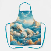 Tablier Imaginaire Mignons Nuages bébé Lion (Recto)