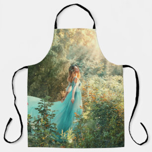 Tablier Imaginaire Princesse : La nature d'été Vintage.